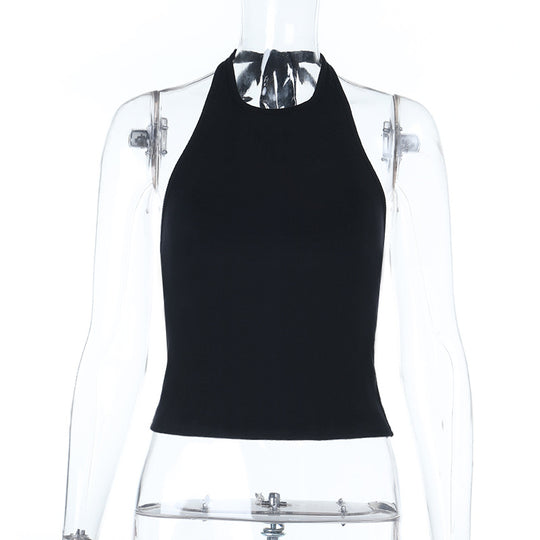 Damen High-Neck Crop-Top R&B