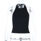 Damen High-Neck Crop-Top R&B
