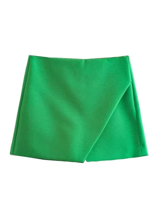 Damen modische Wickel-Shorts aus hochwertigem, elastischem Material R&B