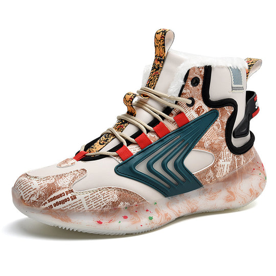 Damen High-Top Sneakers mit innovativem Design und rutschfester Sohle R&B