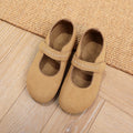 Damen Komfortable Ballerinas mit verstellbarem Riemen