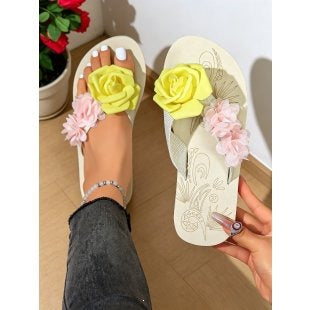 Damen Komfortable Zehentrenner Sandalen R&B