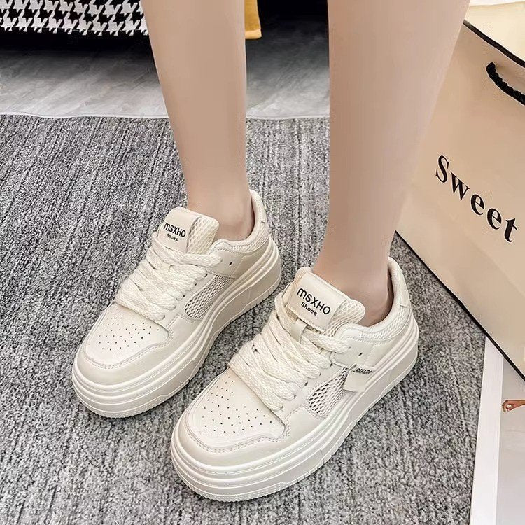 Damen Sneakers mit dämpfendem Plateau und atmungsaktivem Obermaterial R&B