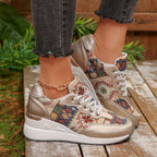 Damen Sportliche Sneakers mit kunstvoller Mustervariation und komfortabler Dämpfung R&B
