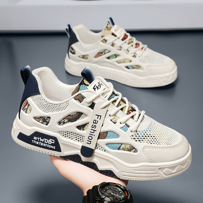Damen Sportliche Atmungsaktive Sneakers mit modischem Netzdesign