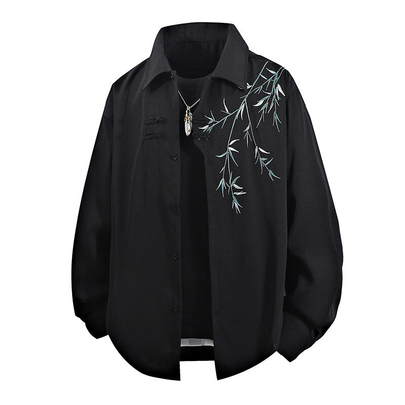 Damen Blusenjacke mit stilvollem Blumenmuster und weichem Stoff R&B
