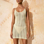 Damen elegantes gehäkeltes Strandkleid R&B