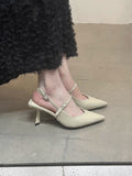 Damen Slingback Pumps mit elegantem Riemendesign R&B