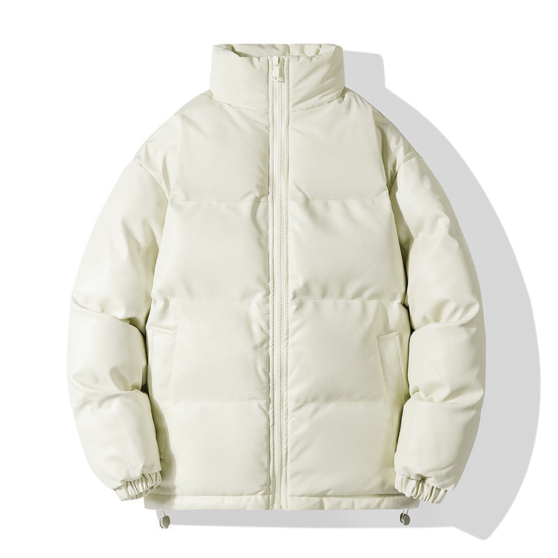 Damen isolierte Steppjacke mit hohem Kragen und elastischen Bündchen R&B
