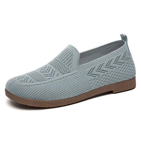 Damen Bequeme Slip-On Schuhe mit atmungsaktivem Netzwerkdesign R&B