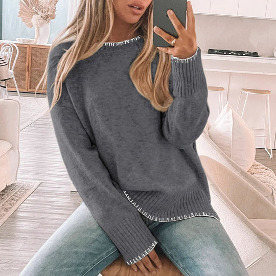 Damen Übergrößen Strickpullover R&B