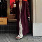 Damen eleganter Wool Coat mit doppelter Knopfleiste R&B