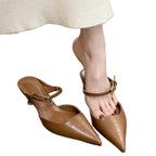 Damen Elegante Slingback-Pumps mit spitzem Zehenbereich und dezentem Riemen R&B