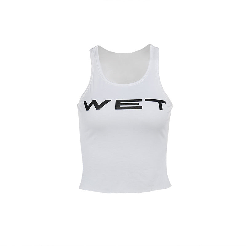 Damen Sportliches Crop-Top R&B
