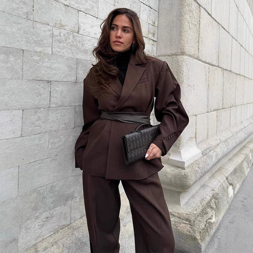 Damen elegantes Blazer Outfit R&B