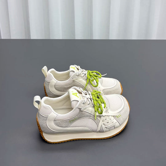 Damen Sportliche Sneaker mit innovativer Schnürtechnologie und atmungsaktiver Obermaterialkombination R&B