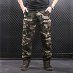 Herren Cargo-Hose mit multifunktionalen Taschen und modischem Camouflage-Design