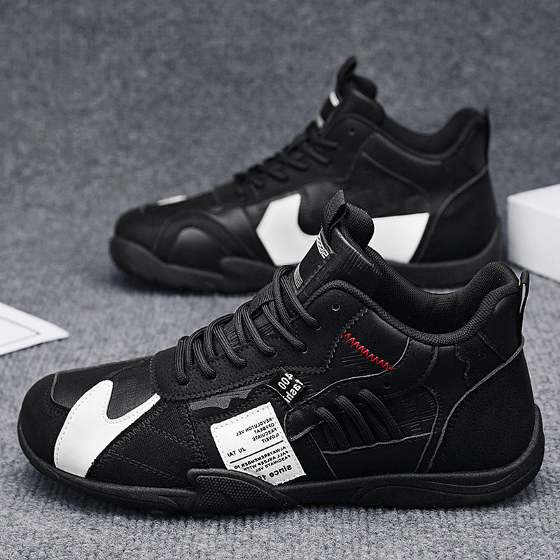 Damen Sportliche High-Top Sneakers mit robuster Profilsohle und atmungsaktiven Einsätzen