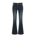 Damen Flared Jeans mit hohem Taillenbund und modischen Details R&B