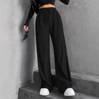 Damen weite Plisseehose R&B