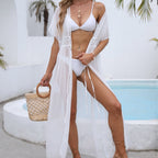 Damen leicht transparenter Kaftan R&B