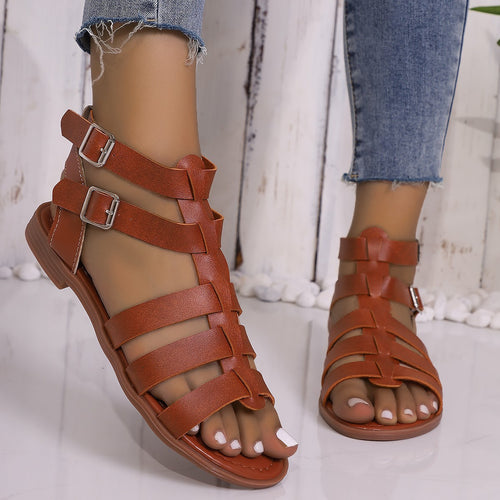 Damen Bequeme und stilvolle Riemen-Sandalen R&B