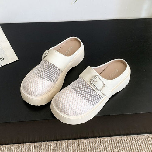 Damen Clogs mit trendigem Schnallen-Design R&B