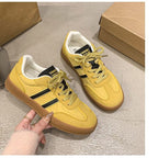 Damen Bequeme Freizeitschuhe mit robustem Obermaterial und modischer Schnürung