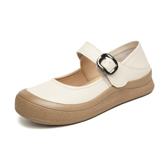 Damen Mary Jane Schuhe mit verstellbarem Riemen und anatomischer Sohle R&B