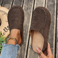 Damen Bequeme Clogs aus hochwertigem Wildleder R&B