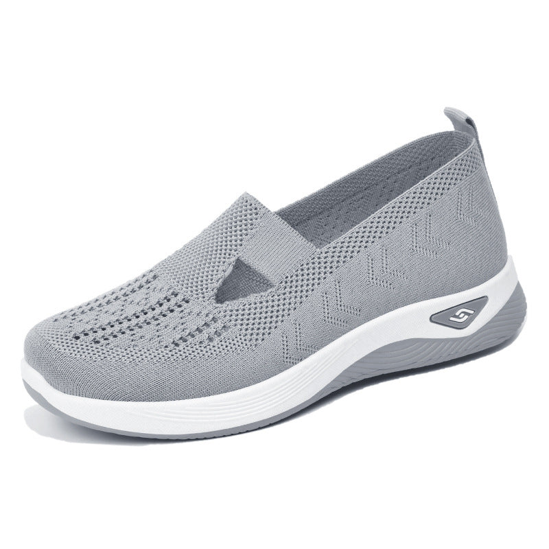 Damen Atmungsaktive Slip-On Sneakers mit elastischem Einschlupf R&B