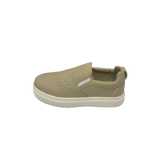 Damen Slip-On Sneakers mit modischem Logo-Detail und rutschfester Sohle R&B