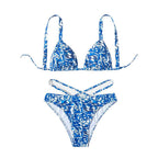 Damen Triangel-Bikini mit modischem Bindedetail R&B