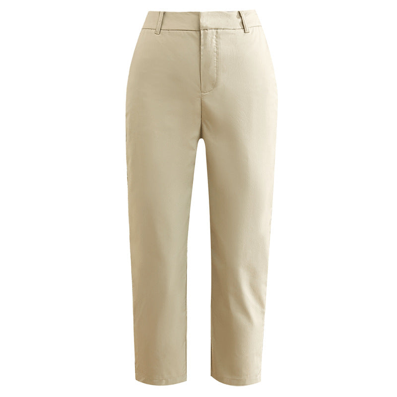 Damen Chino Stoffhose mit schmalem Schnitt