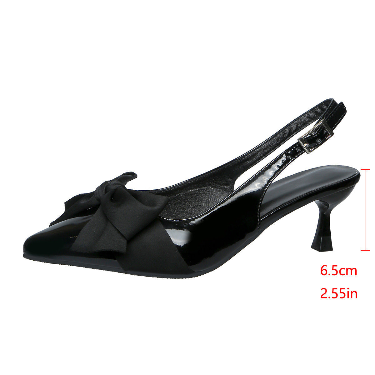 Damen Slingback Pumps mit dekorativer Schleife und elegantem Stiletto Absatz