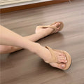 Damen komfortable Zehentrenner Sandalen R&B