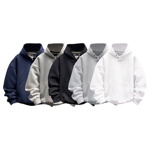 Damen Kapuzenpullover mit modernem Schnitt und praktischer Kängurutasche R&B