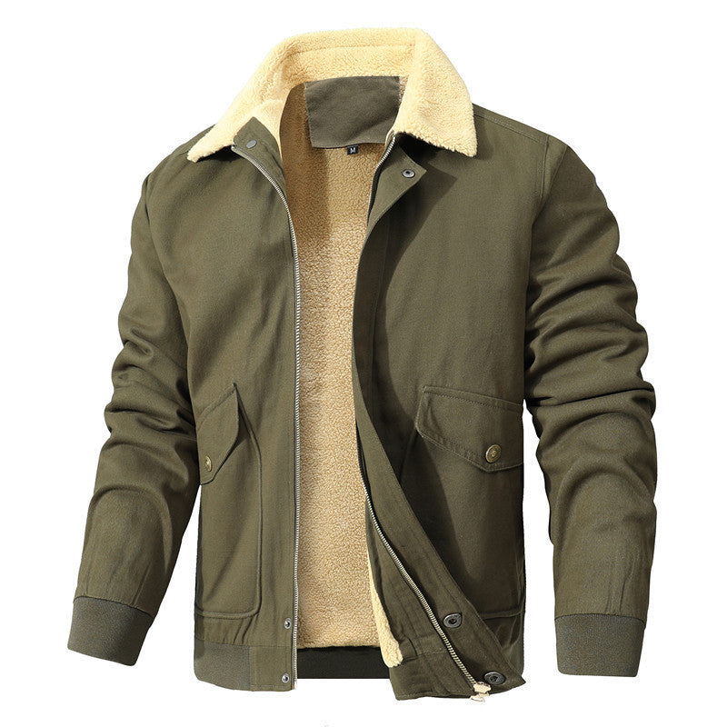 Herren modische Jacke mit luxuriösem Fleecefutter R&B