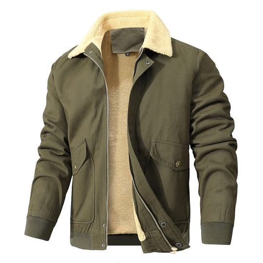 Herren modische Jacke mit luxuriösem Fleecefutter R&B