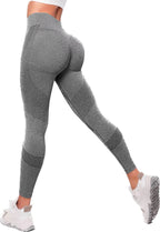 Damen Sportleggings mit hohem Bund und atmungsaktivem Material R&B