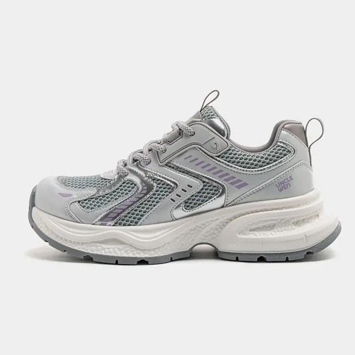 Damen Laufende Sneakers mit atmungsaktivem Mesh-Obermaterial und stabiler Dämpfung R&B