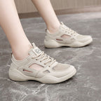 Damen Sportliche Sneaker mit atmungsaktiver Mesh-Oberfläche und rutschfester Sohle R&B