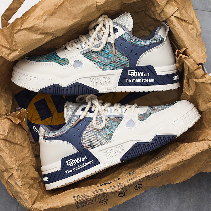 Damen Sportliche Sneakers mit innovativem Design und atmungsaktiver Oberflächenstruktur R&B