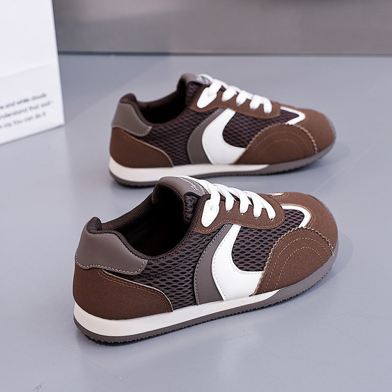 Damen Atmungsaktive Freizeitsneaker mit flexibler Gummisohle R&B