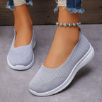 Damen Slip-On Freizeitschuhe mit atmungsaktivem Obermaterial R&B