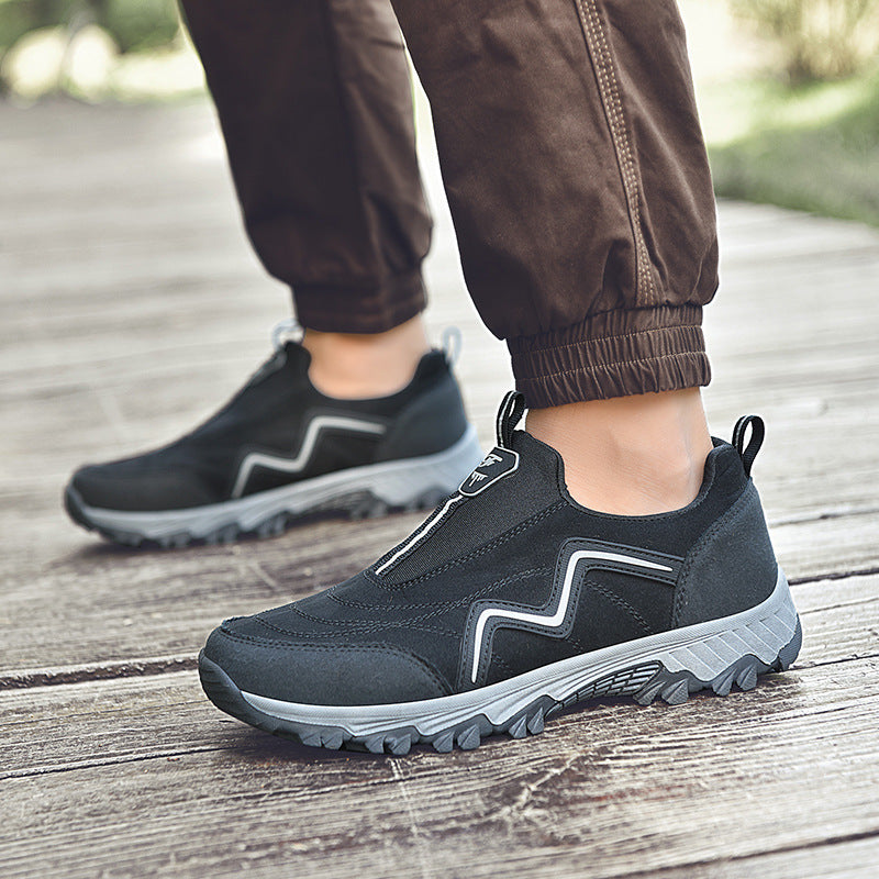 Damen Bequeme Slip-On Freizeitschuhe mit rutschfester Sohle