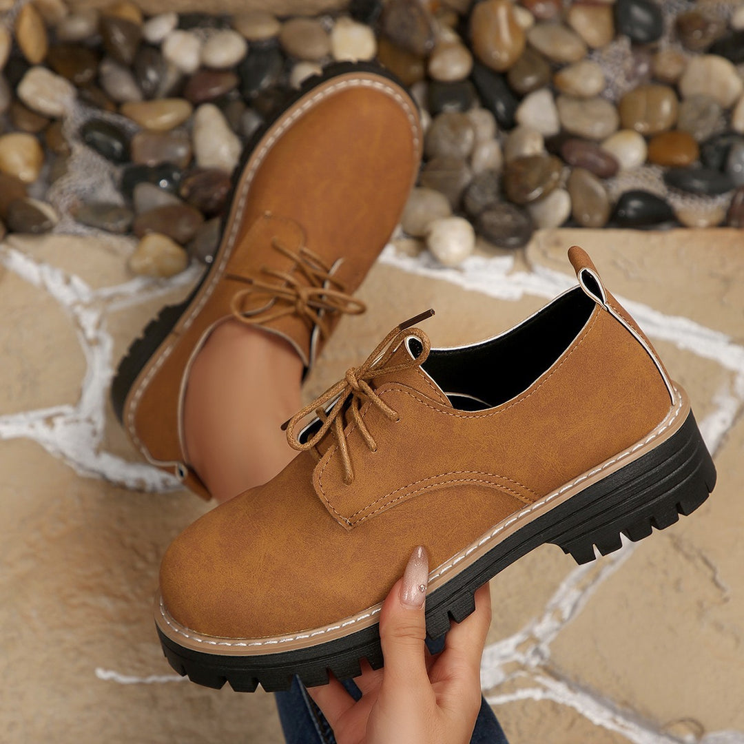 Damen Komfortable Schnürschuhe mit robustem Profil R&B