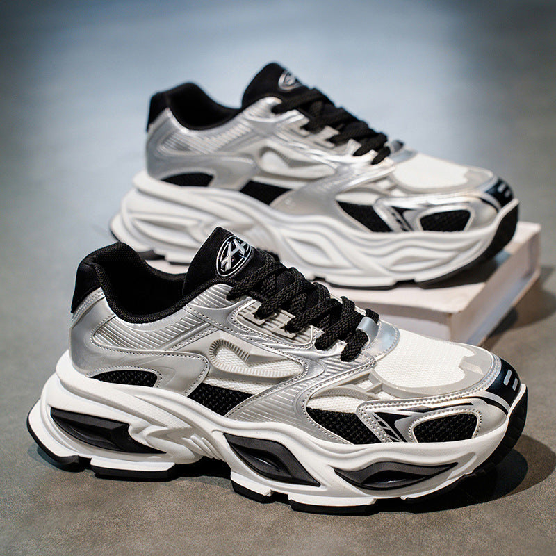 Damen Sportliche Sneakers mit atmungsaktivem Mesh-Obermaterial und stoßdämpfendem Sohlenprofil