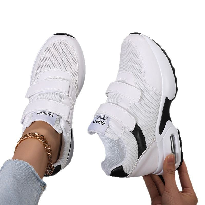 Damen Sportliche Sneakers mit Klettverschluss und dämpfender Sohle