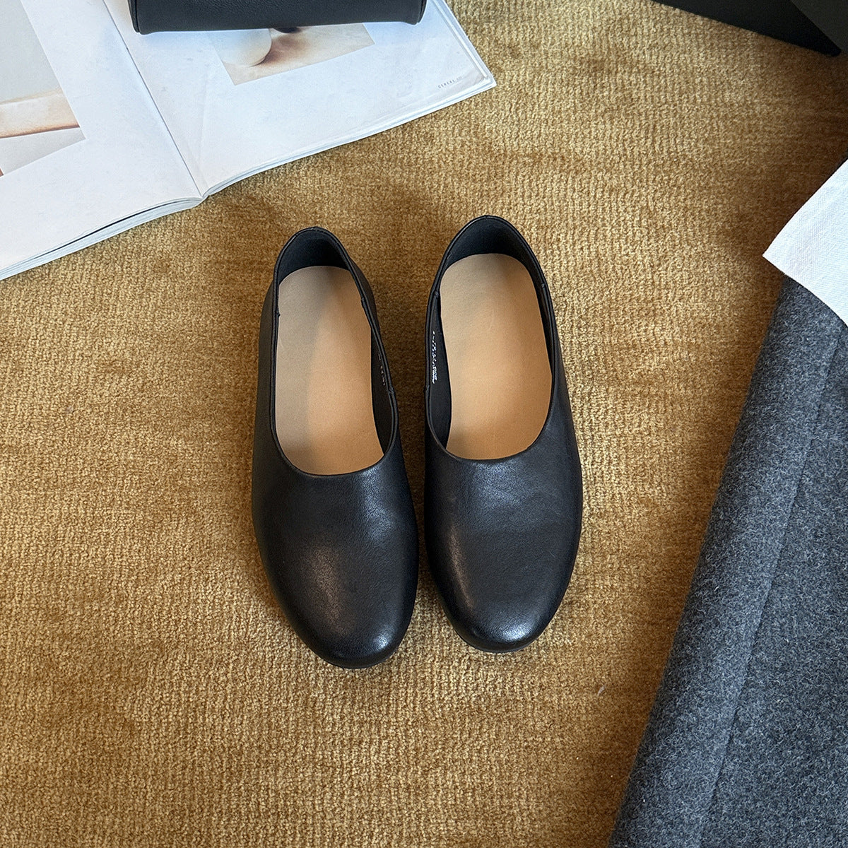 Damen Elegante Mokassins aus hochwertigem Leder mit weichem Innenfutter R&B